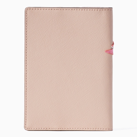 KATE SPADE ♠︎ Pink Flamingos Passport Holder NWT - Picture 6 of 8